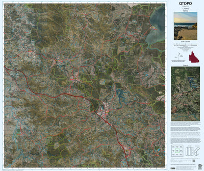 Department of Resources Cooroy (9445-2i) digital map