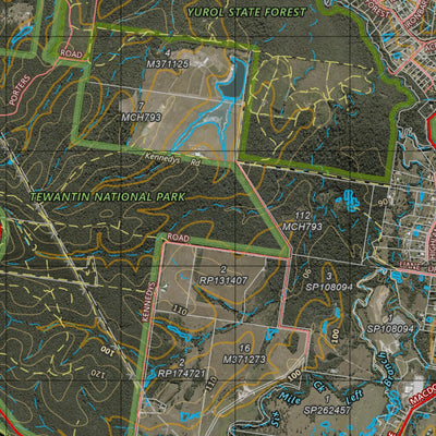 Department of Resources Cooroy (9445-2i) digital map