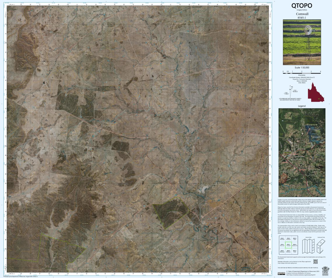 Cornwall (8545-1i) Map by Department of Resources | Avenza Maps