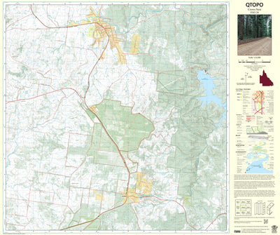 Department of Resources Crows Nest (9343-34) digital map