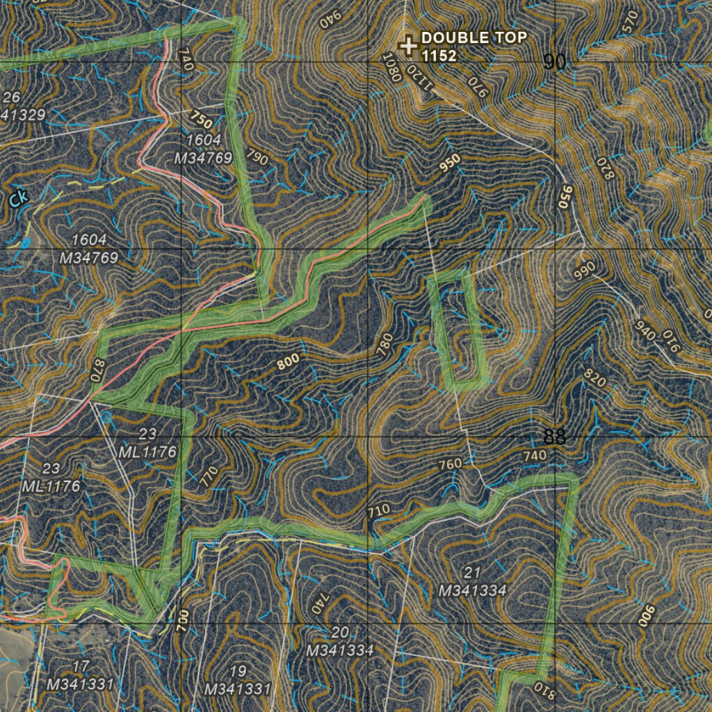 Cunninghams Gap (9341-1i) Map by Department of Resources | Avenza Maps