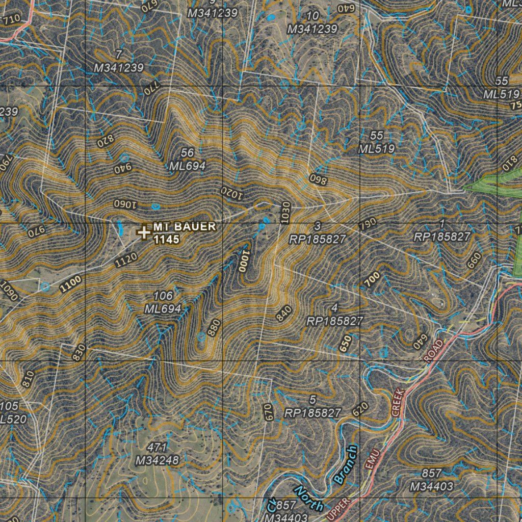 Cunninghams Gap (9341-1i) Map by Department of Resources | Avenza Maps