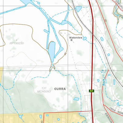 Department of Resources Curra (9445-44) digital map