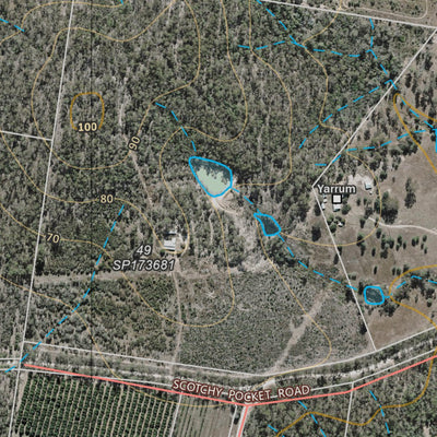 Department of Resources Curra (9445-444i) digital map
