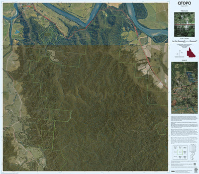 Department of Resources Daintree (7965-241i) digital map