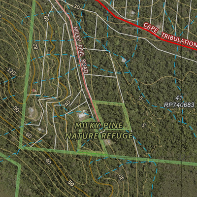 Department of Resources DAINTREE RIVER (7965-214i) digital map