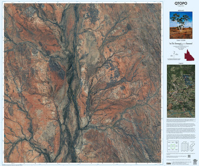Department of Resources Dajarra (6854-42i) digital map