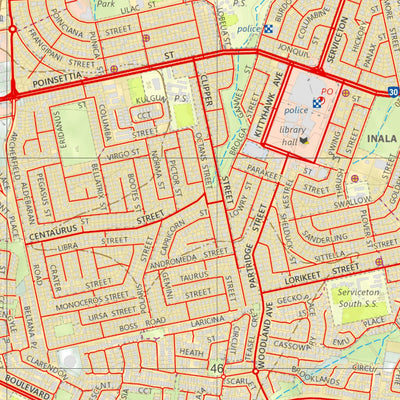 Department of Resources Darra (9442-11) digital map