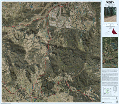 Department of Resources DELANEY CREEK (9443-144i) digital map
