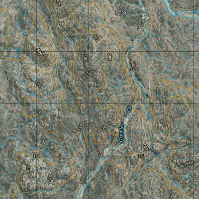Department of Resources Dickson Creek (7762-3i) digital map