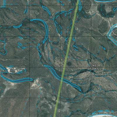 Department of Resources Dinah Island (7165-2i) digital map