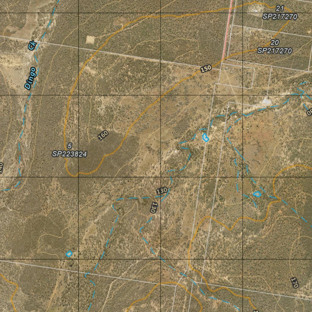 Dingo (8750-1i) Map by Department of Resources | Avenza Maps
