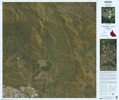 Department of Resources Duncan Bluff (8161-33i) digital map