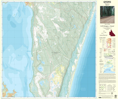 Department of Resources Dunwich (9542-11) digital map