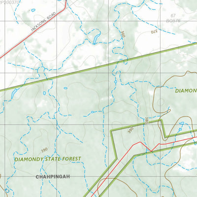 Department of Resources Durong (9145-3) digital map