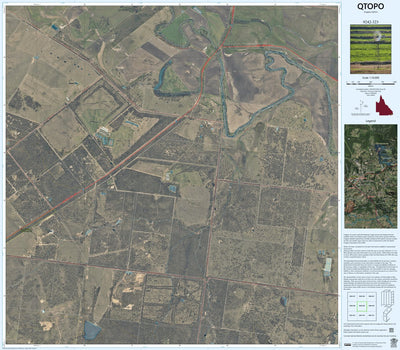 Department of Resources Ellangowan (9242-323i) digital map