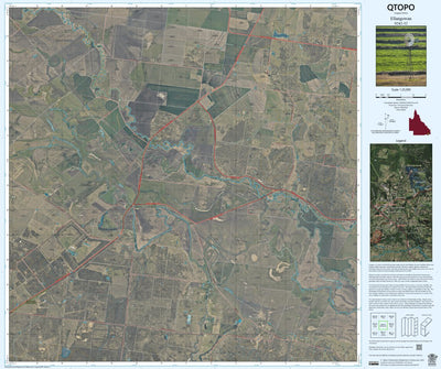 Department of Resources Ellangowan (9242-32i) digital map