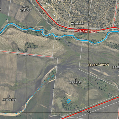 Department of Resources Ellangowan (9242-32i) digital map
