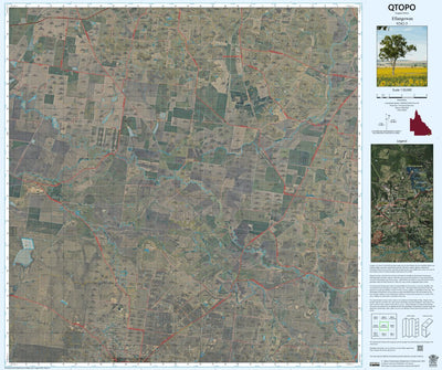 Department of Resources Ellangowan (9242-3i) digital map