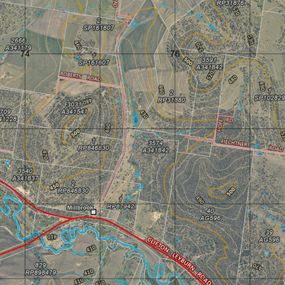 Department of Resources Ellangowan (9242-3i) digital map