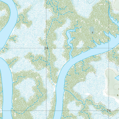 Department of Resources Emu Park (9051-24) digital map