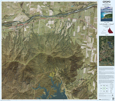 Department of Resources FINCH HATTON (8655-424i) digital map