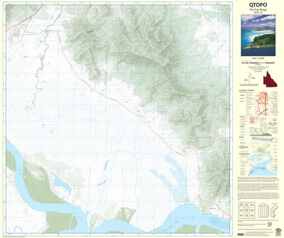 Department of Resources Flat Top Range (9051-32) digital map
