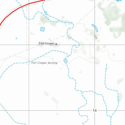 Department of Resources Fort Cooper (8554-11) digital map