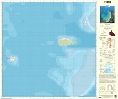 Department of Resources Gabba Island (7478-2) digital map