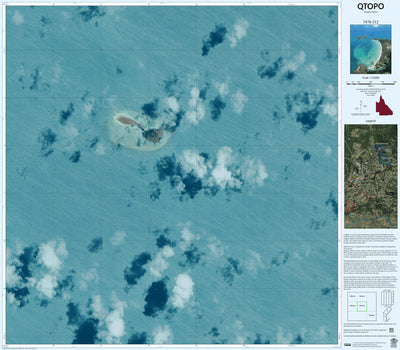 Department of Resources Gabba Island (7478-312i) digital map