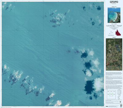 Department of Resources Gabba Island (7478-313i) digital map