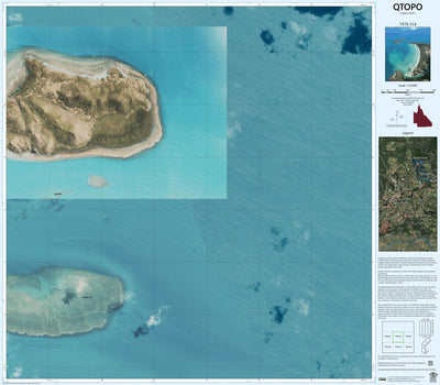 Department of Resources Gabba Island (7478-314i) digital map
