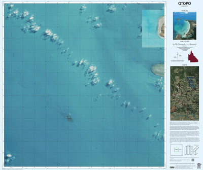 Department of Resources Gabba Island (7478-34i) digital map