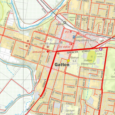 Department of Resources Gatton (9342-14) digital map