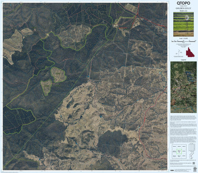 Department of Resources GOLDEN GULLY (9243-111i) digital map