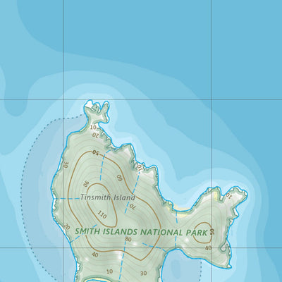 Department of Resources Goldsmith Island (8756-42) digital map