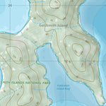 Department of Resources Goldsmith Island (8756-42) digital map