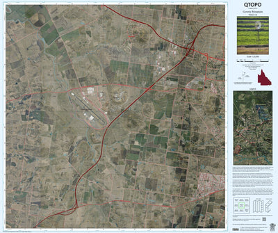 Department of Resources Gowrie Mountain (9242-14i) digital map