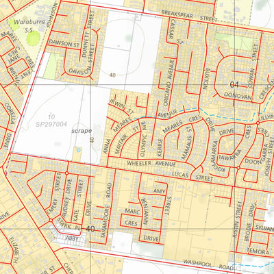 Department of Resources Gracemere (8951-22) digital map
