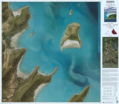 Department of Resources GRASSY ISLAND (8657-431i) digital map