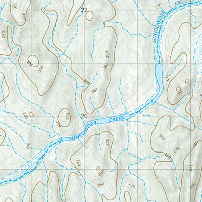 Department of Resources Gunpowder (6758-1) digital map