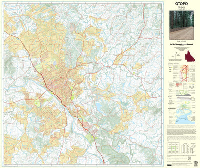 Department of Resources Gympie (9445-42) digital map