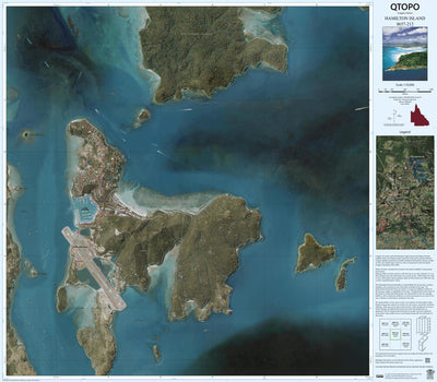 Department of Resources HAMILTON ISLAND (8657-212i) digital map