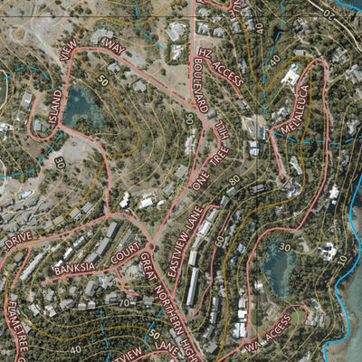 Department of Resources HAMILTON ISLAND (8657-212i) digital map