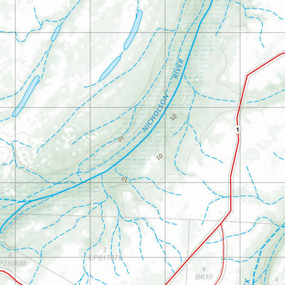 Department of Resources Hawk Nest Lagoon (6762-2) digital map