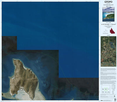 Department of Resources HAYMAN ISLAND (8657-114i) digital map