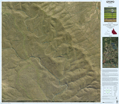 Department of Resources Hazelmere Creek (8750-312i) digital map