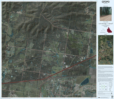 Department of Resources Helidon (9342-411i) digital map