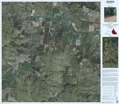 Department of Resources Helidon (9342-413i) digital map