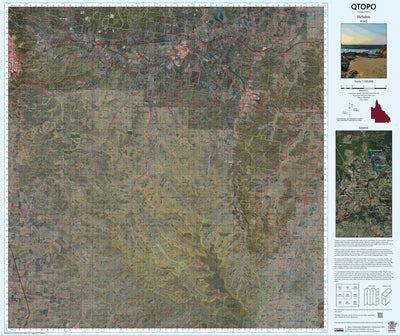 Department of Resources Helidon (9342i) digital map